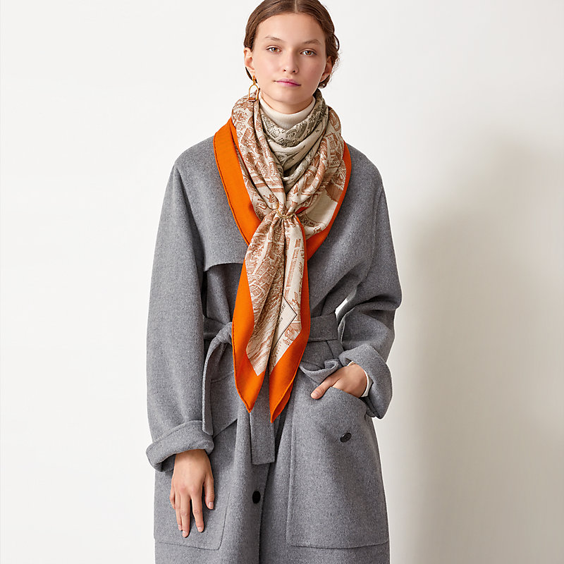 La Cite Cavaliere shawl 140 | Hermès Singapore